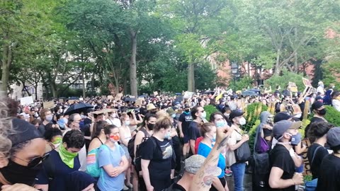 Protest New York City Manhattan America USA
