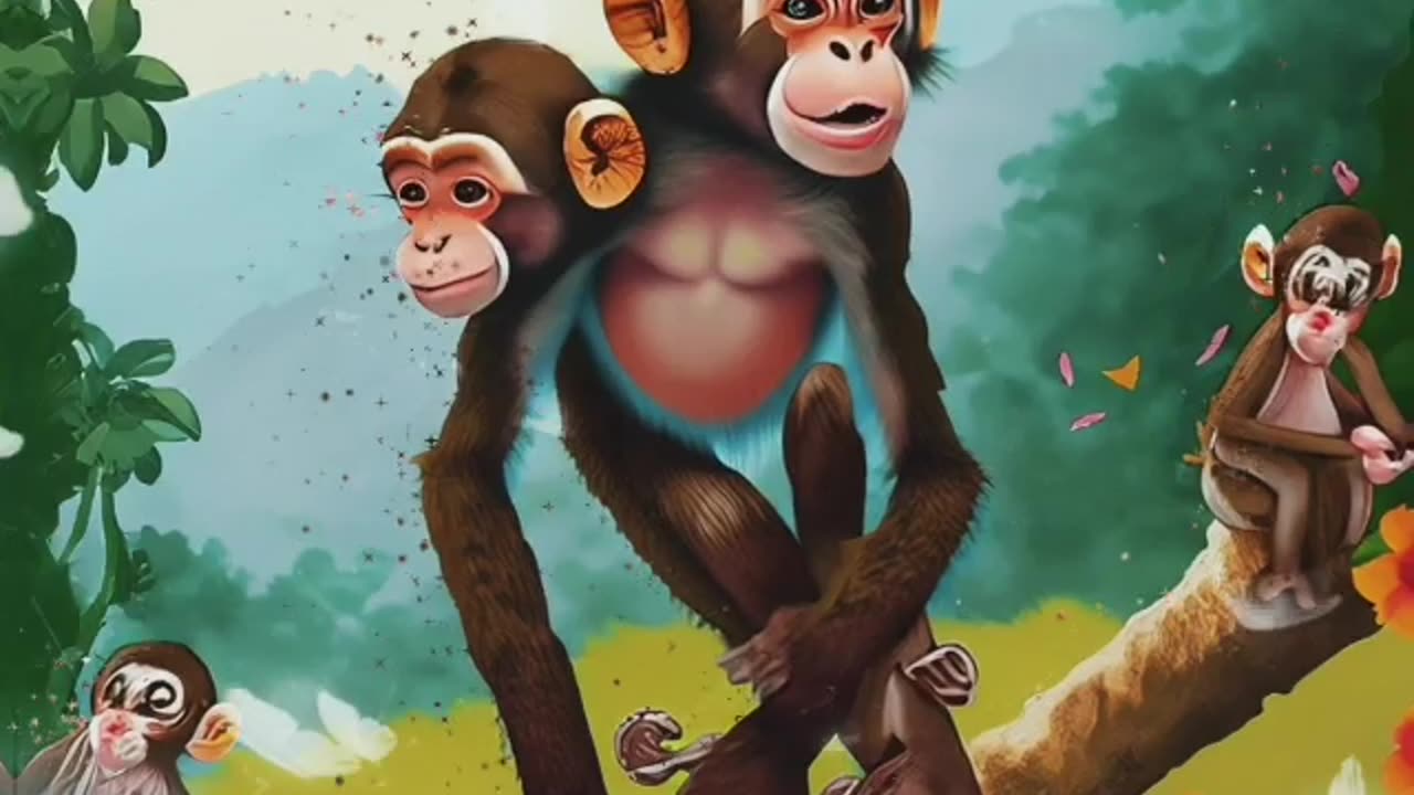 monkey and his friends - urdu/hindi cartoon