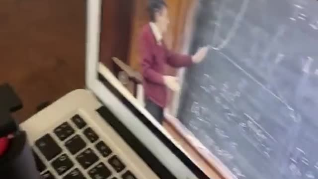 having fun with my teacher