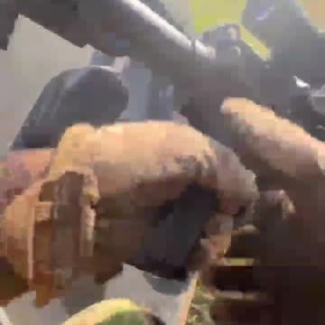 Assault on ru positions in the direction of Robotino supported by M2A2 Bradley