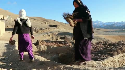 Afganistan People Daily Village Life
