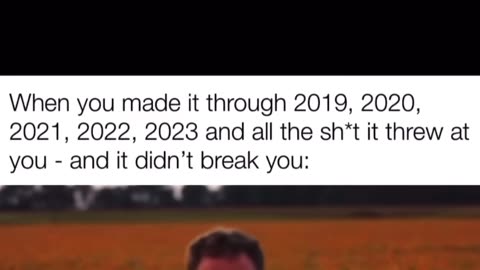 The Shitshow didn’t break you💪🏻👏🏻