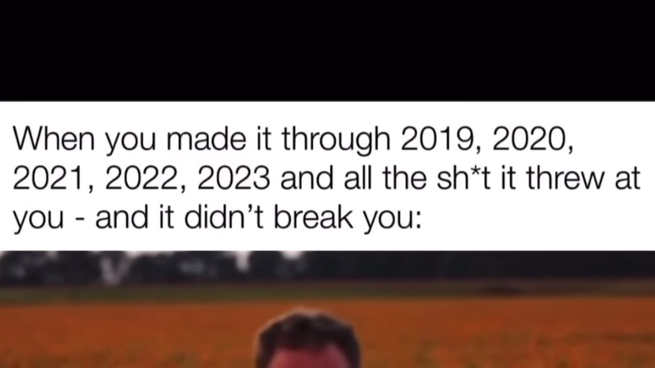 The Shitshow didn’t break you💪🏻👏🏻