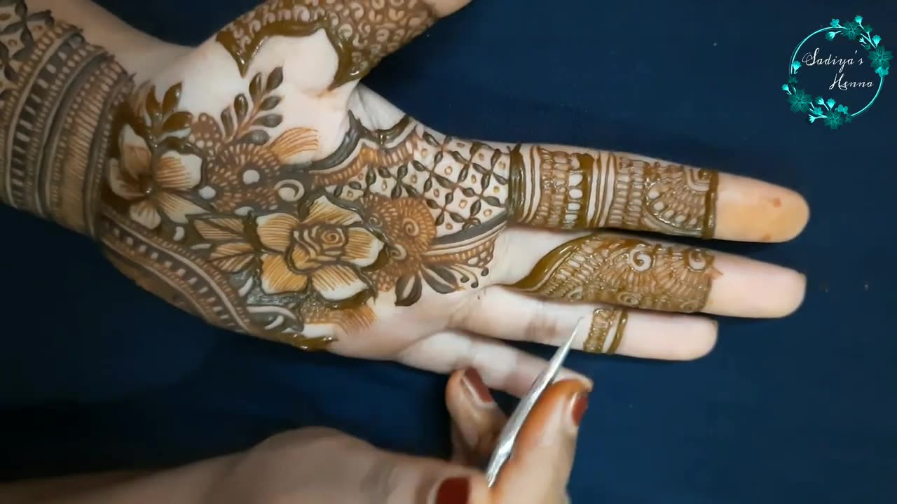 Mehndi class 18 | Rose Mehndi Design| Front hand Mehndi design| Mehndi tutorial | full mehndi course