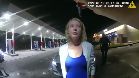 Entailed girl crashes her car and gets arrested