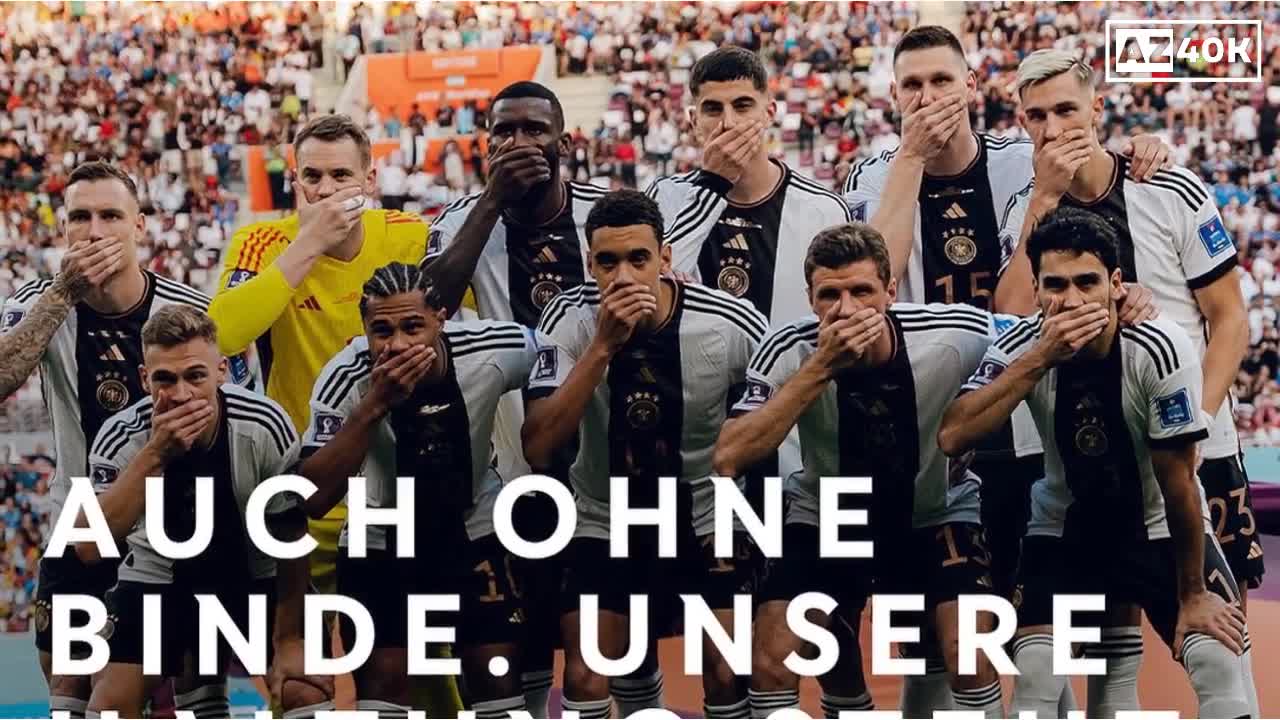 Germany Players' Protest Against FIFA Ahead of 1-2 Defeat by Japan