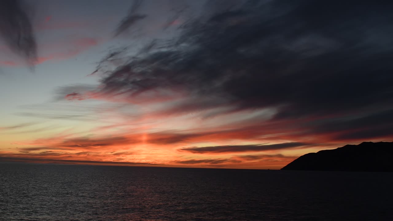 Amazing Sunset Off Of Catalina Island | Pacific Ocean