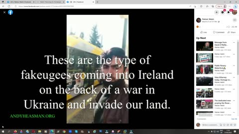 Military men coming into Ireland Andy Heasman 26-03-23