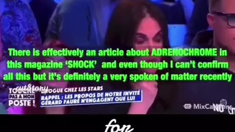 Celine Dion exposed for adrenochrome addiction