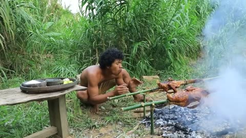 Survival In The Rainforest - Looking for duck Meet the giant bees