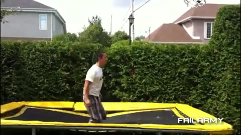 Funny Trampoline Fails