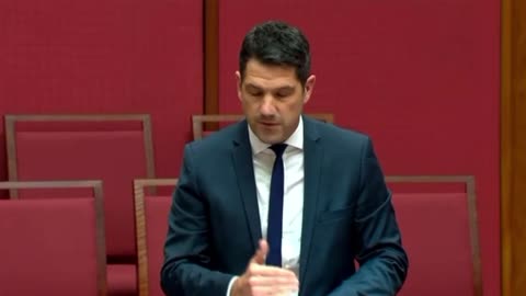 Australia: Senator Antic ;“smart” control and surveillance of the population. 1min.