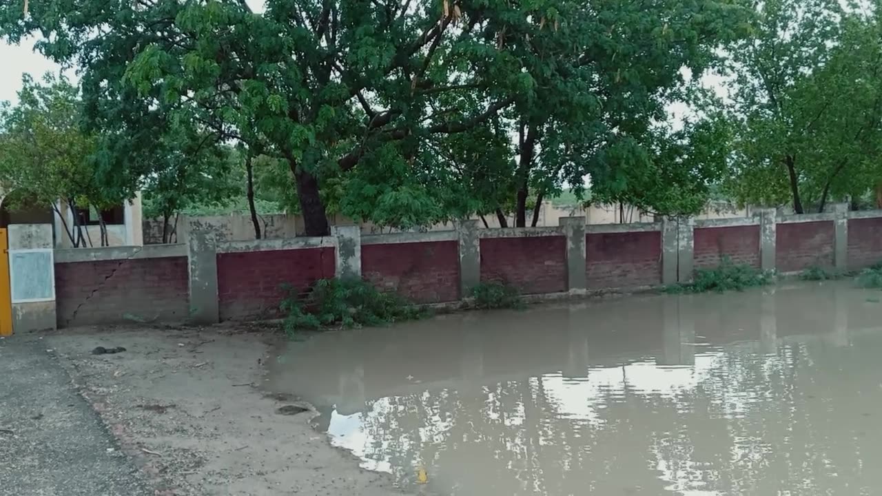 rained lot