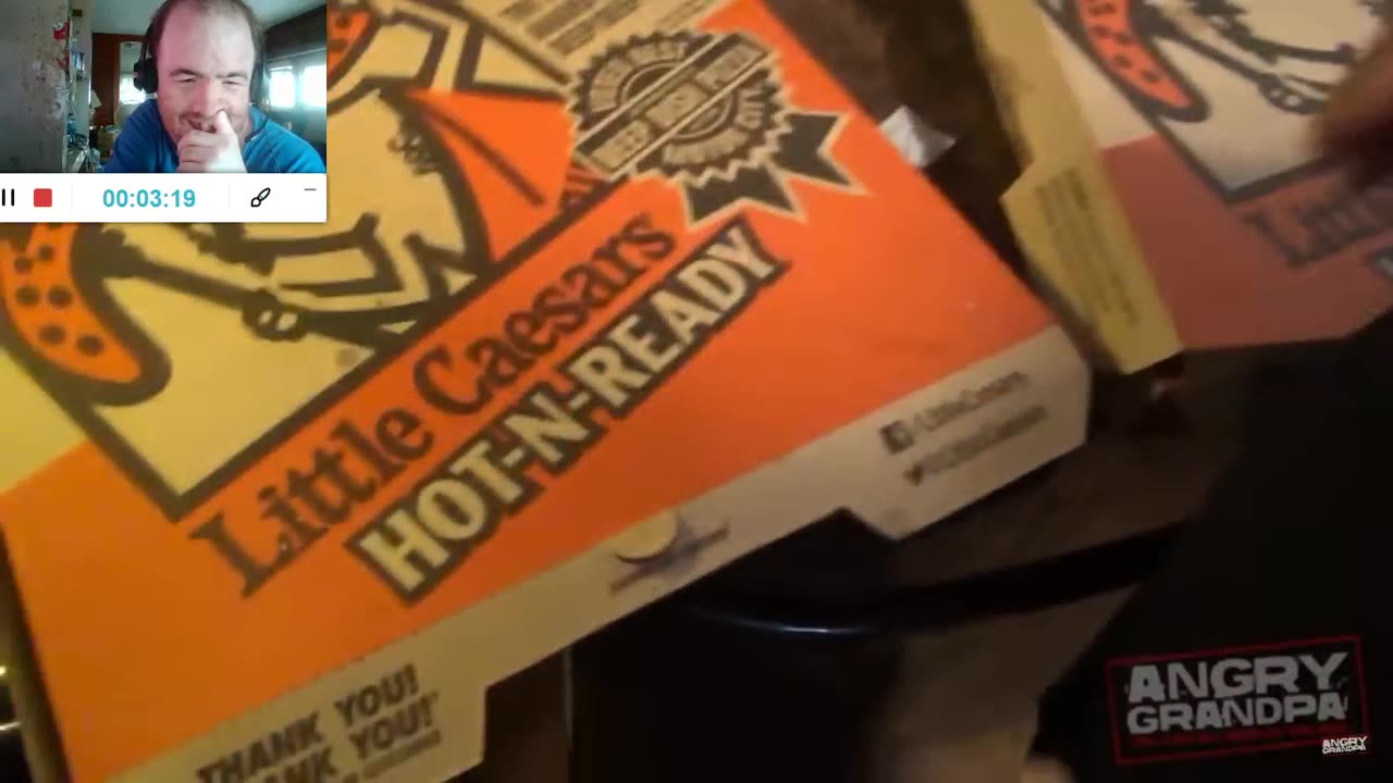 Angry Grandpa - The Little Caesars Pretzel Crust Pizza (Reaction; #10)