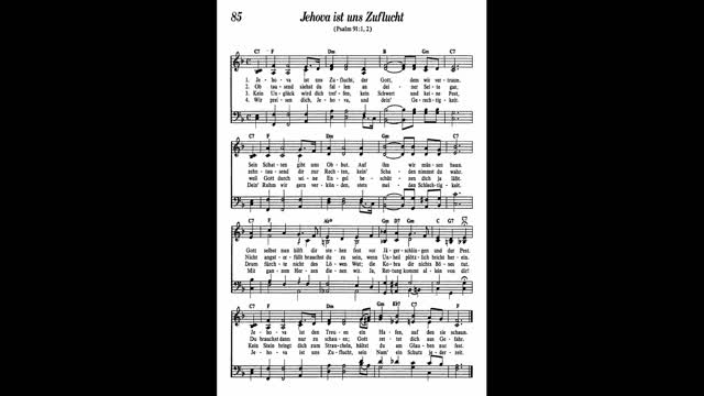 Jehova ist uns Zuflucht (Lied 85 aus Singt Jehova Loblieder)