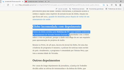Jornalista de 50 anos acusa Globo de 'velhofobia' 'Podcast é coisa de jovem'