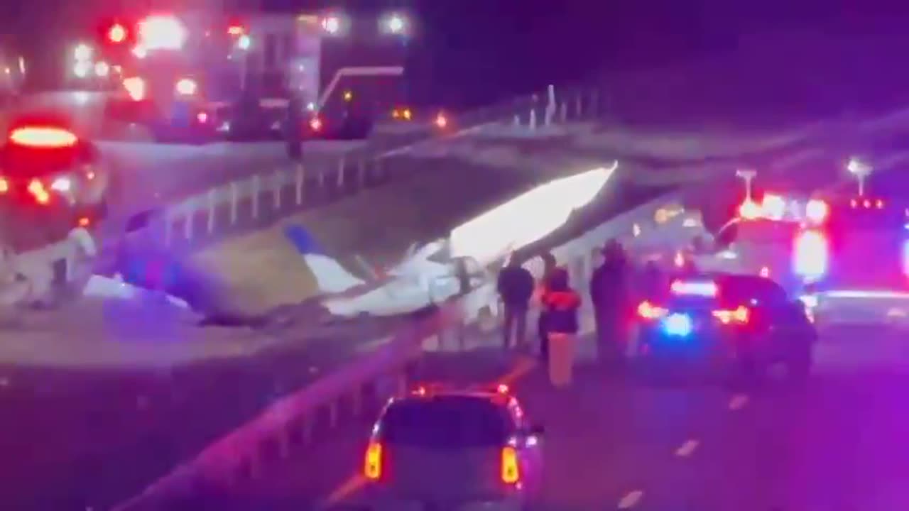 PLANE CRASH ON I-684 NEAR WESTCHESTER NY AIRPORT KILLS ONE AMID DRONE MYSTERY.