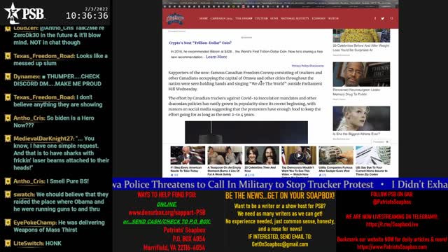 2022-02-03 09:06 EST - Straight Shootin': with Thumper