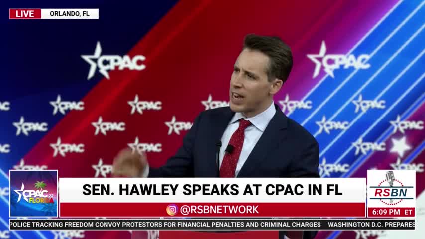 Senator Josh Hawley on CPAC 2022