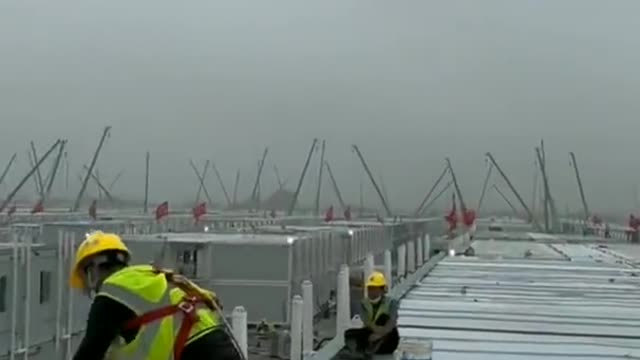 Another massive quarantine camp is being built in China’s Guangzhou city