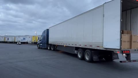 Today is the first time my brother-in-law touched a truck when he got his driver's license.