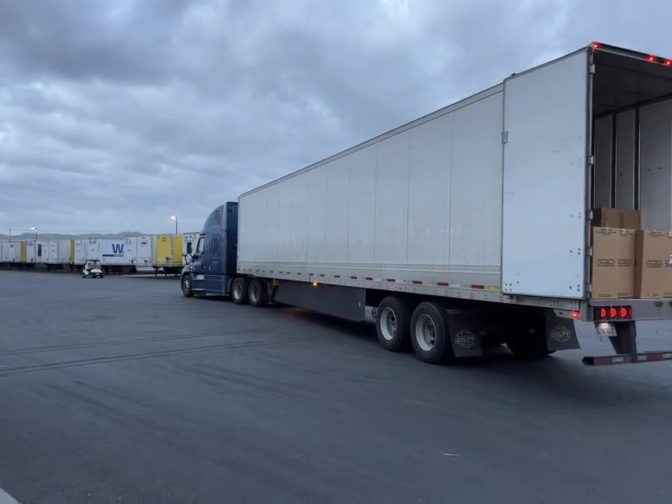 Today is the first time my brother-in-law touched a truck when he got his driver's license.