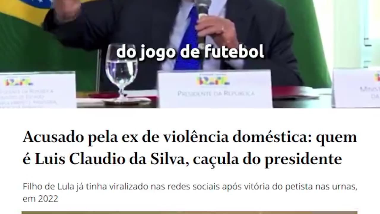 Luladrão falou que se você é corintiano como ele e filho, pode sentar a porra na mulher...😁💨🇨🇳