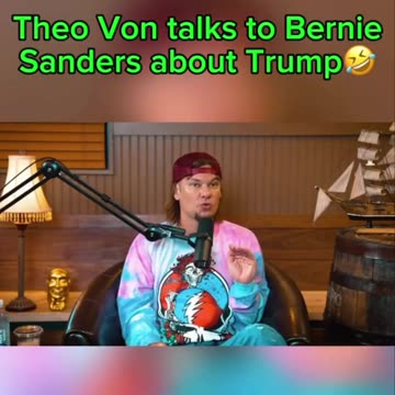 Theo Von Talks To Bernie Sanders About 45+ 🤣
