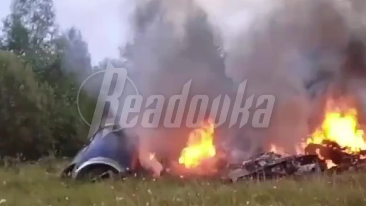π·πΊπ©π₯β οΈ A Legacy Embraer private jet belonging to Yevgeny Prigozhin crashed