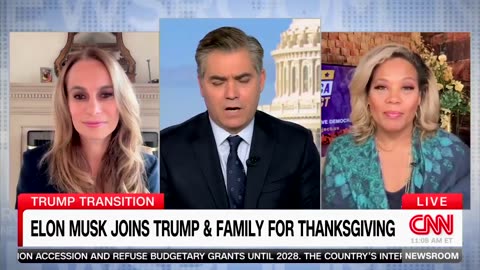 CNN is not happy about Elon Musk hanging out with Donald Trump on Thanksgiving