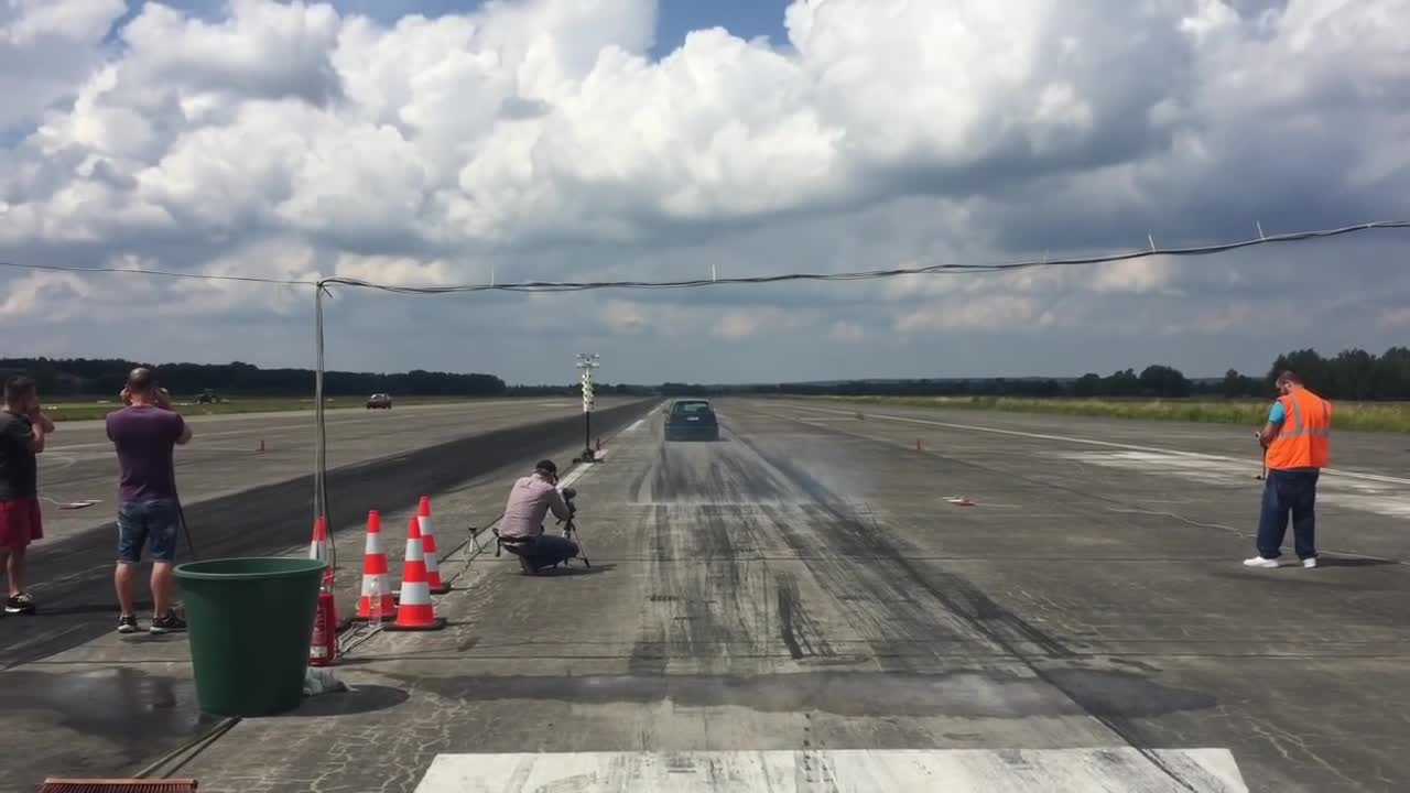 VW Golf Mk2 Rallye 850hp R30 Turbo 1/4 Meile Drag Racing Turboscheune Test & Tune 19.06.2016