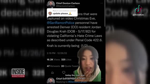 Suspect’s Racist Rant at In-N-Out Burger Caught on Tape Cops