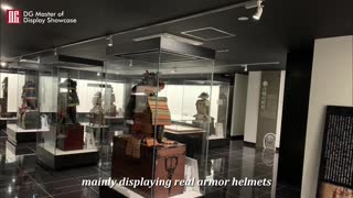 DG display showcase builds highly sealed museum display cases for Japanese museums