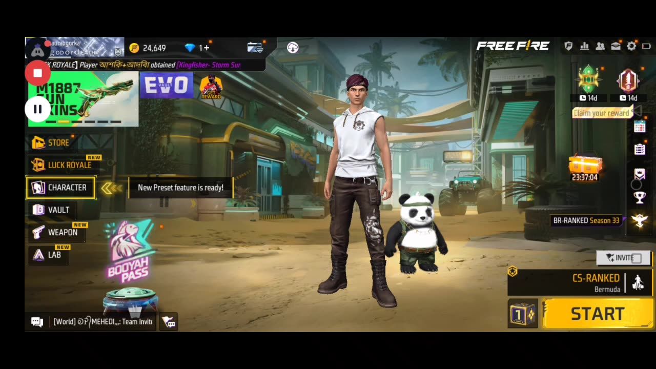 Freefire gameplay
