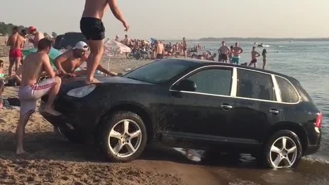 Porsche Waterslide