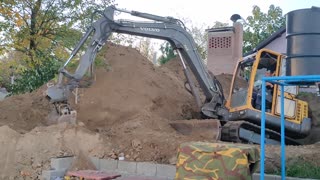 Excavator work