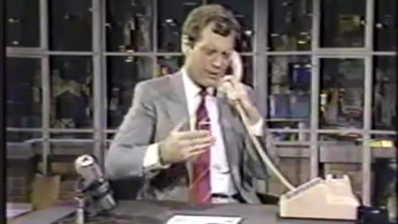 Late Show with David Letterman - 1988-12-02 - Dave calls Trump