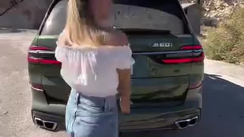 278_ Have you ever seen such a flexible trunk shorts jessicarmaniac BMW X Bimmer POV