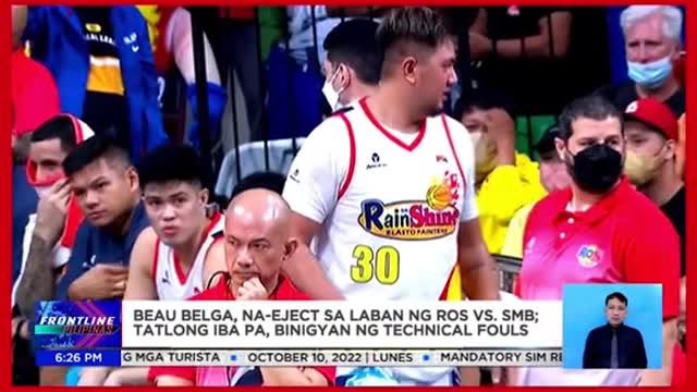 Beau Belga, na-eject salabang San MiguelBeermen-Rain or Shine