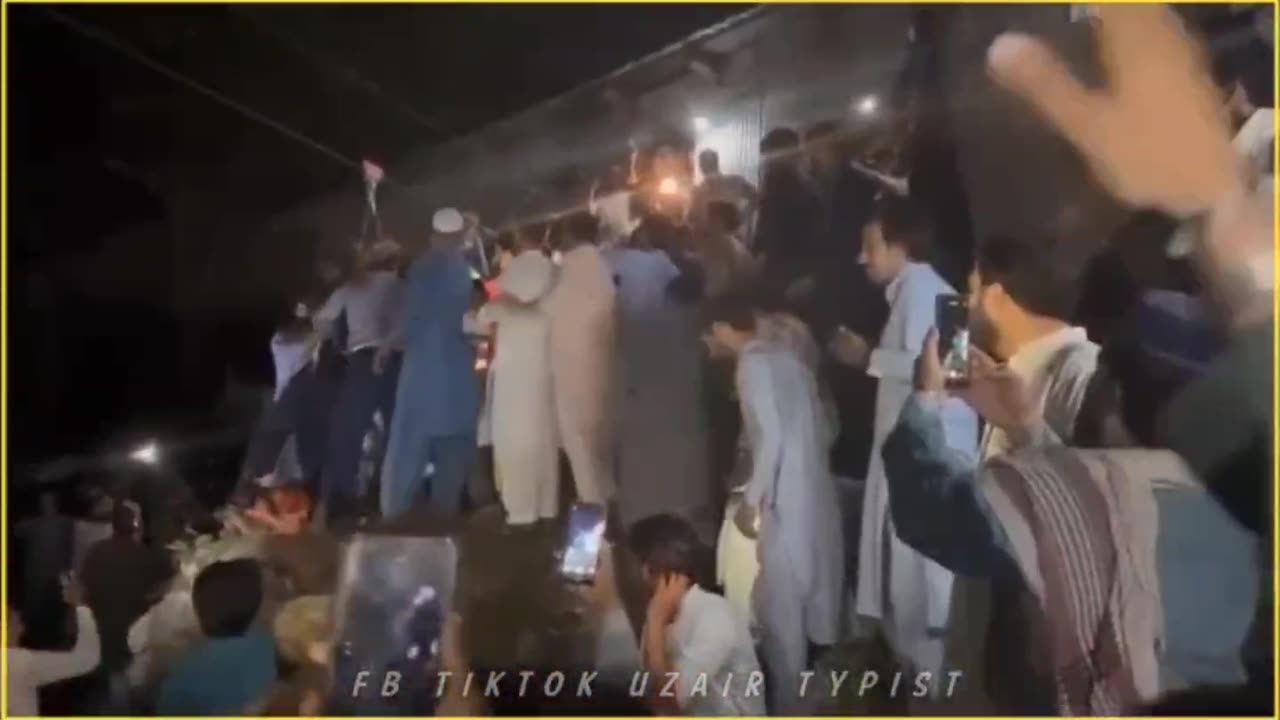 A chairlift stuck in middle of Zipline in Pakistan