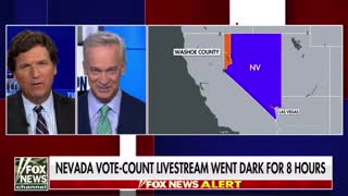 Tucker covers the cameras being turned off in Nevada last night
