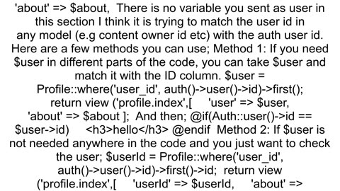 stuck at laravel trying to store an id in a variable