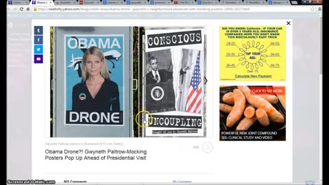 Obama Oct 9th LA Fundraiser At Gwyneth Paltrow's House Symbolism