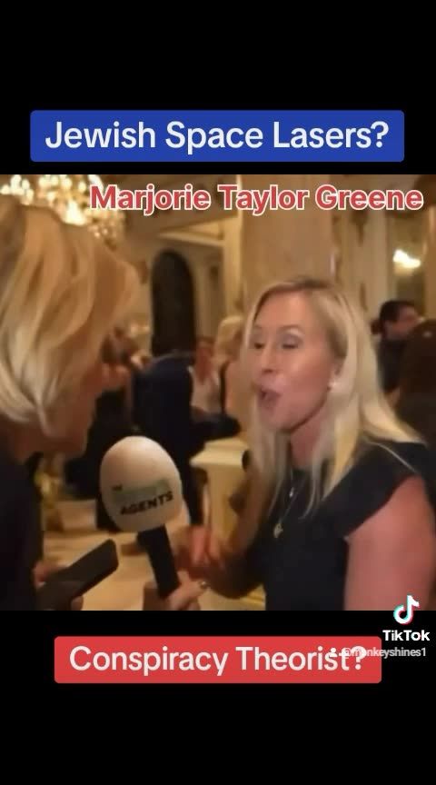 Marjorie Taylor Greene, Donald Trump And Jewish Space Lasers