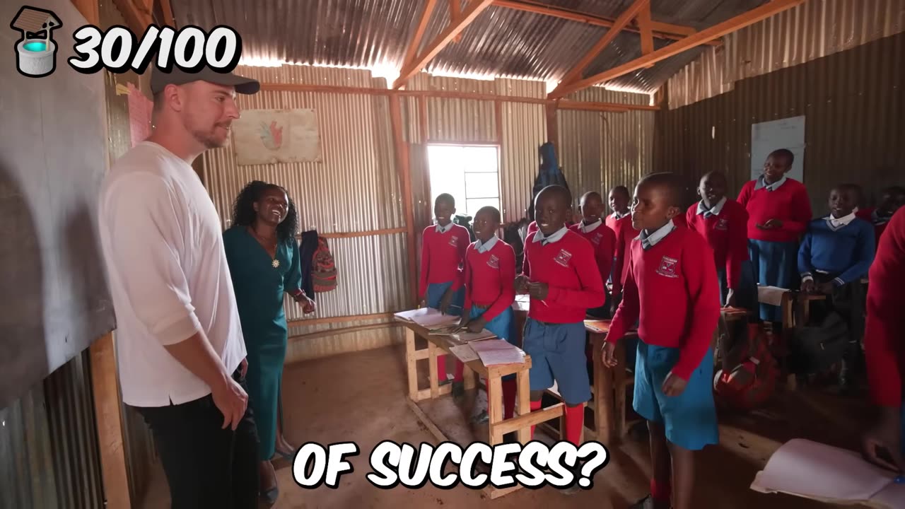 MrBeast Built 100 wells in Africa....