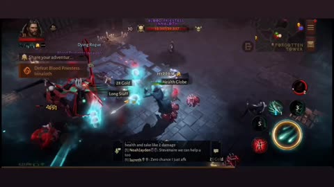 Diablo Immortal Blood Priestess Solo