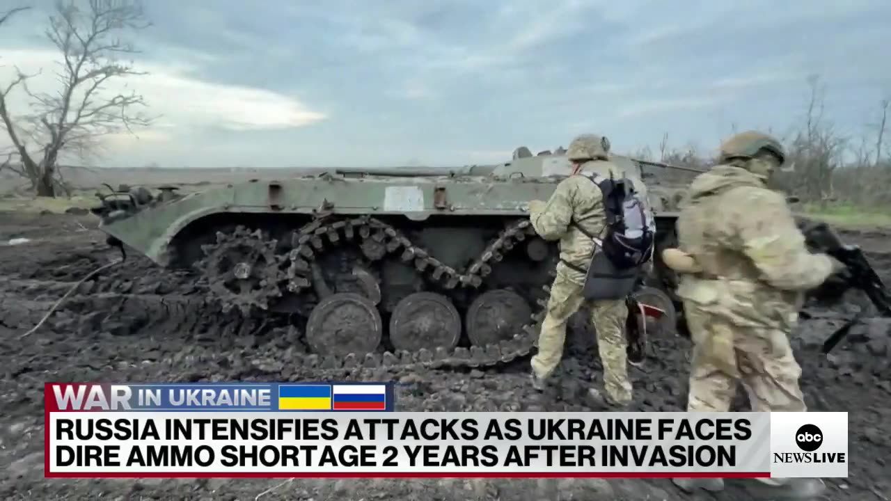 Russia intensifies attacks as Ukraine faces dire ammo shortage