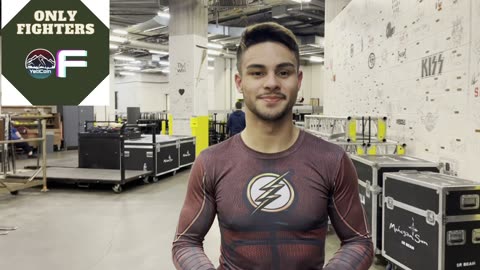 Luke “Flash” Ramirez after his grappling match