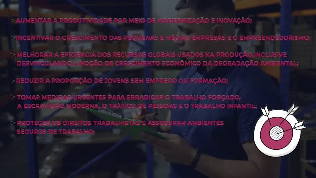 Emprego digno e crescimento econômico