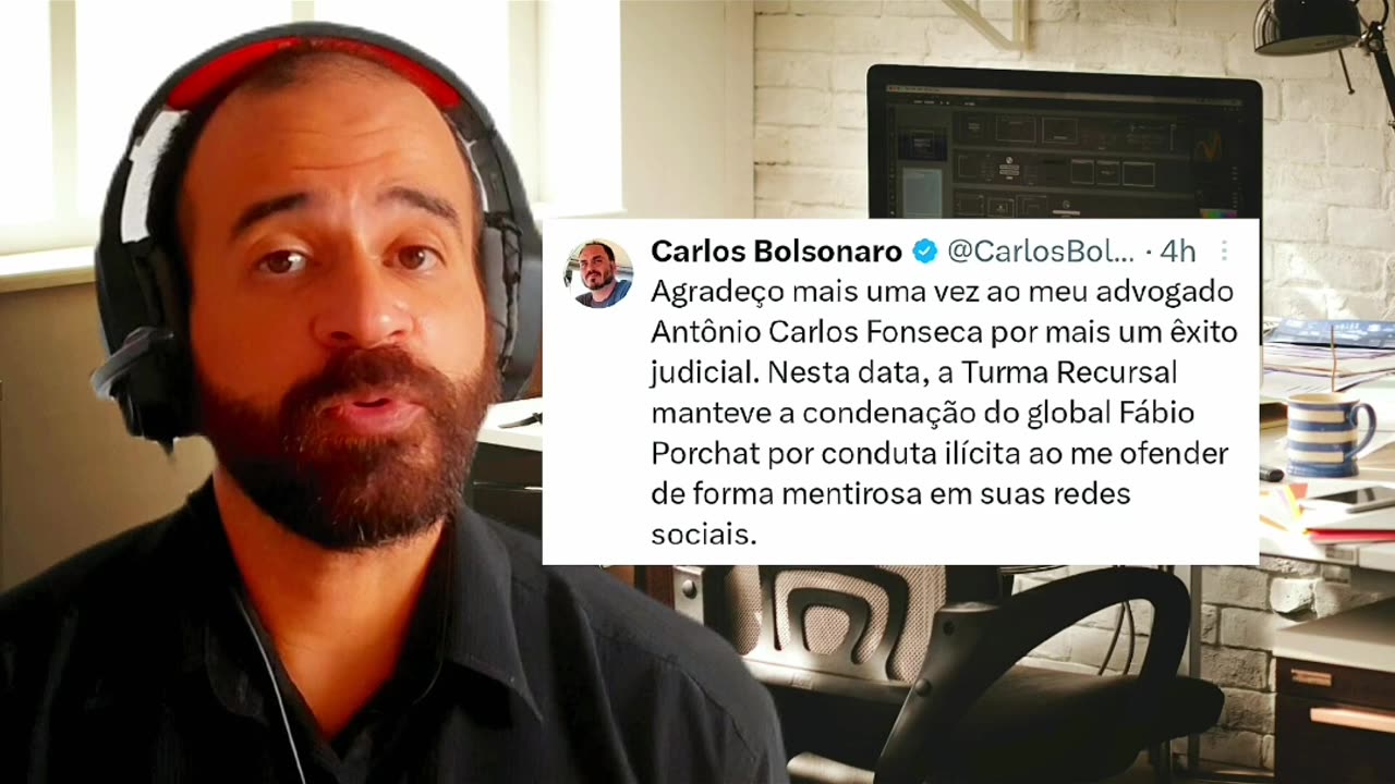 Fábio Porchat recorre mas justiça mantém decisão pra Carlos